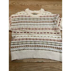 American Eagle Sweater Women's XS Camel Brown Cottage Core Grandma Core Soft